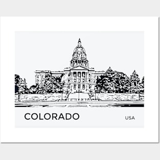 Colorado State USA Posters and Art